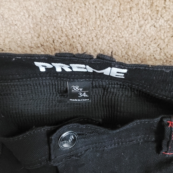 Preme Denim from Buckle - Skinny Stretch Moto Jeans - Picture 3 of 6